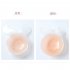 Women Nube Bra Rabbit Ear Shape Invisible Silica Gel Breast Sticker Nipple Cover for Full Dress Flower type One size