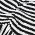 Women Off Shoulder Dress Trendy Sweet Ruffled Striped Printing A line Skirt Casual Short Sleeves Short Dress black L