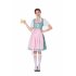 Women Oktoberfest Costume Large Size Dirndl Dress Adult Retro Lady Dress for Hallowmas green M