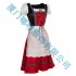 Women Oktoberfest Costume Large Size Dress Adult Retro Lady Housemaid Outfit Dress As shown XL