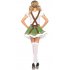 Women Oktoberfest Fun Strap Dress for Party Halloween Cosplay Costume green XL