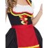 Women Oktoberfest Style Dress Halloween Party Costume Waitresses Uniform black M
