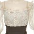 Women One piece Swimsuit Elegant Lace Sexy Slim Fit Lace up Backless Bodysuit Swimwear For Beach Swimming As shown M