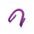Women Oral Enhancing Hands Free Vagina Labia Spreader Purple Silicone Anal Stretcher purple