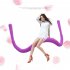 Women Oral Enhancing Hands Free Vagina Labia Spreader Purple Silicone Anal Stretcher purple