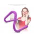 Women Oral Enhancing Hands Free Vagina Labia Spreader Purple Silicone Anal Stretcher purple