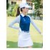 Women Outdoor Summer Ice Silk Sunscreen Shawl for Riding Driving Golf Arm Sleeve Cover white M