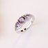 Women Party Round   Heart shaped Gemstone Ring