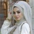 Women Pleat Solid Color Thin Gauze Scarf Muslim Shawl 14  180cm