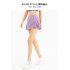 Women Pleated Tennis Skirt With Pocket Middle Waist Quick dry Athletic Shorts Skirt For Sports Running Purple M