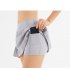 Women Pleated Tennis Skirt With Pocket Middle Waist Quick dry Athletic Shorts Skirt For Sports Running Purple M