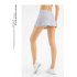 Women Pleated Tennis Skirt With Pocket Middle Waist Quick dry Athletic Shorts Skirt For Sports Running Silver gray  XL