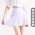 Women Pleated Tennis Skirt Summer Outdoor Quick drying Breathable Athletic Golf Skirts With Shorts For Running Yoga black XXL