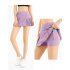 Women Pleated Tennis Skirt With Pocket Middle Waist Quick dry Athletic Shorts Skirt For Sports Running Black M