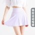 Women Pleated Tennis Skirt Summer Outdoor Quick drying Breathable Athletic Golf Skirts With Shorts For Running Yoga blue M