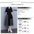 Women Plus Size Dress Elegant Short Sleeves Round Neck Midi Skirt Loose Casual Stylish Printing Dress 2308  L