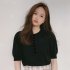 Women Puff Short Sleeve Knitted Tops Classic Round Neck Pullover Shirt Loose Casual Solid Color Knitwear red One size fits all