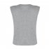 Women Round Neck Tank Tops Elegant Simple Solid Color Pullover Tops Casual Sleeveless T shirt White S