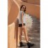 Women Round Neck Tank Tops Elegant Simple Solid Color Pullover Tops Casual Sleeveless T shirt White S