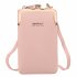 Women Satchel Crossbody Bag Mini PU Leather Shoulder Messenger Bag for Girls Phone Purse Dark pink