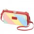 Women Satchel Shoulder Messenger Bag Multifunction Zipper Phone PU Purse red