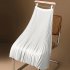 Women Satin Pleated Skirt Summer Thin High Waist Elegant Simple Solid Color Midi Skirt silver gray XL