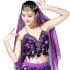 Women Sequin Tassel Bra Tops Strappy Halter Backless Belly Dance Crop Top Party Dance Costume Vest black One size
