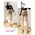 Women Sexy Bodycon Short Skirt Fashion Solid Color Drawstring Pleated A line Skirt For Dancing Fitness Khaki S