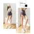 Women Sexy Bodycon Short Skirt Fashion Solid Color Drawstring Pleated A line Skirt For Dancing Fitness Khaki S