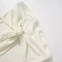 Women Sexy Front Twist Tube Top Strapless Solid Color Ruched Crop Top Sleeveless Slim Fit Tank Top light apricot S