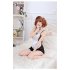 Women Sexy Lingerie Maid Uniform Costumes Role Play Sexy Underwear Lovely Female White Lace Erotic Costume One size D