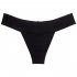 Women Sexy Mid Waist String Sport Panties Cotton Underwear Fashion Thong Seamless Lingerie Underwear black M