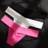 Women Sexy Mid Waist String Sport Panties Cotton Underwear Fashion Thong Seamless Lingerie Underwear Pink XL