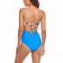Women Sexy Swimwear Summer Floral Leopard Print Backless Quick drying Swimsuit With Chest Pad leopard print S