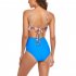 Women Sexy Swimwear Summer Floral Leopard Print Backless Quick drying Swimsuit With Chest Pad leopard print XL