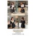 Women Short Sleeves Dress Summer Trendy Doll Collar Slimming A line Skirt Large Size Casual Pullover Dress White M