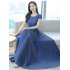 Women Short Sleeves Dress Summer Ice Silk Round Neck Pullover A line Skirt Casual Simple Solid Color Midi Skirt Pink M