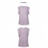 Women Short Sleeves T shirt Elegant Lace Hollow out Batwing Sleeves Blouse Casual Solid Color Tops black M