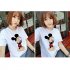 Women Short sleeved Spring Summer Loose T shirt All Matching Tops White L