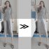Women Shorts Double layer High Stretch Seamless Short Leggings Skirt Solid Color Safety Pants 1899 black Plus size