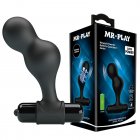 Women Silicone Anal Plug 10 Modes Unique Spiral Design Vibrating Butt Plug Anal Vibrator Adult Sex Toys black