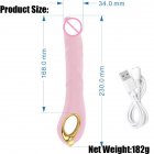 Women Silicone Mini Vibrators 10 Vibration Modes Usb Rechargeable Waterproof Dildo Sex Toys Vaginal Anal Massager pink