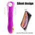 Women Silicone Mini Vibrators 10 Vibration Modes Usb Rechargeable Waterproof Dildo Sex Toys Vaginal Anal Massager Rose red