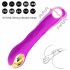 Women Silicone Mini Vibrators 10 Vibration Modes Usb Rechargeable Waterproof Dildo Sex Toys Vaginal Anal Massager Rose red
