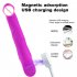 Women Silicone Mini Vibrators 10 Vibration Modes Usb Rechargeable Waterproof Dildo Sex Toys Vaginal Anal Massager Rose red