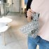 Women Simple Casual Knotted Wrist Bag Mobile Phone Key Money Bag