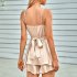 Women Sleeveless Short Jumpsuit Elegant Simple Solid Color Romper Slimming Casual Breathable Jumpsuit black XL