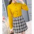 Women Slim Fit Fashionable Solid Color All Matching Shirt