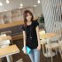 Women Solid Color Loose Round Collar Short Sleeve T shirt Pink XXL