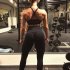 Women Solid Color Yoga Pants Casual Sports High Waist Gym Leggings Pants Slim Fit Light gray L